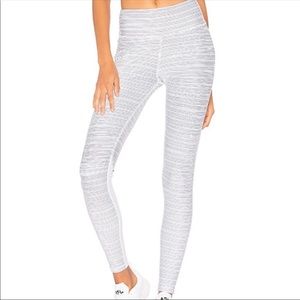 Allfenix Black/White Stripe Leggings NWOT